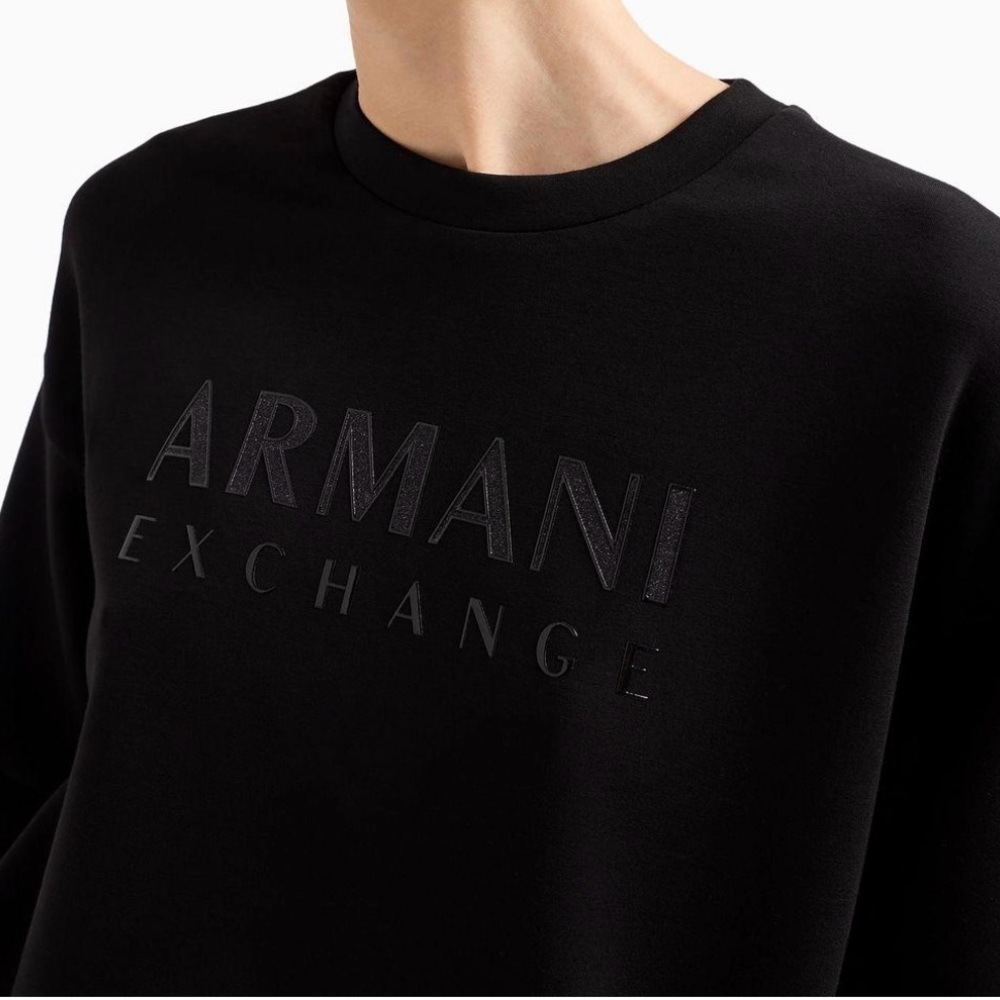 NWT Armani Exchange Black Sweater Medium